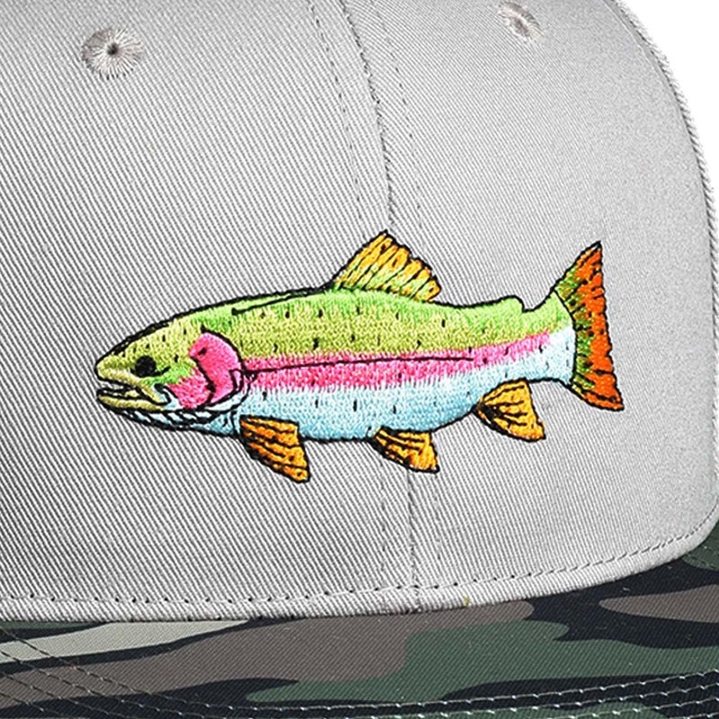 EDTREK Performance Outdoorsman Snapback Truck Hat with Flat Brim - Unique Animal Embroidery - Image 2